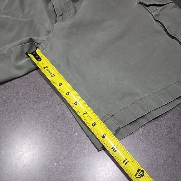 Dockers Mens W40 Cargo Shorts Relaxed Fit Flat Front 100% Cotton Olive Green - Picture 7 of 7